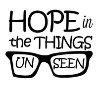 Sticker Hope in the things unseen
