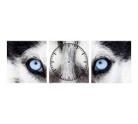 Sticker horloge Design Visage de loup