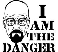Sticker I am the danger - Breaking bad