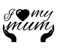 Sticker I love my mum