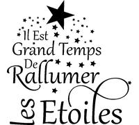 Sticker Il est temps de rallumer les etoiles