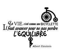 Sticker Il faut avancer - Albert Einstein