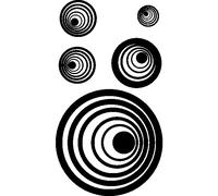 Sticker Illusions Optiques cercles