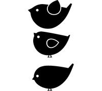 Sticker Interrupteur 3 oiseaux en plein vol