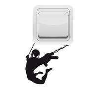 Sticker Interrupteur - Spiderman - Aspect Mat Noir