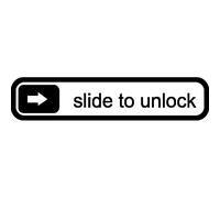 Sticker iphone slide