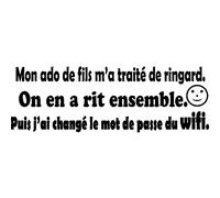 Sticker J'ai changé le mot de passe Wifi