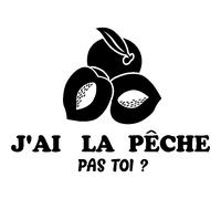 Sticker J'ai la pêche pas toi?