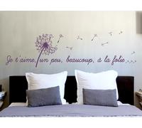 Sticker Je t'aime un peu, beaucoup... - Nombreuses tailles et couleurs disponibles