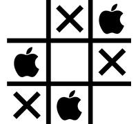 Sticker Jeux de morpion Apple