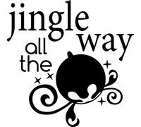 Sticker "Jingle all the way"