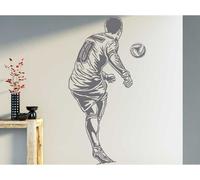 Sticker Joueur de Foot 3 - Nombreuses tailles et couleurs disponibles