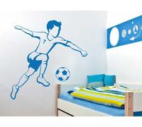 Sticker Joueur de Foot Enfant 2 - Nombreuses tailles et couleurs disponibles