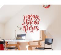 Sticker Joyeuse Fête des Pères - Nombreuses tailles et couleurs disponibles