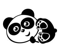 Sticker Joyeux panda