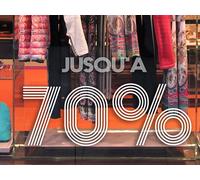 Sticker Jusqu'à Traits Elégants Personnalisable - Nombreuses tailles et couleurs disponibles