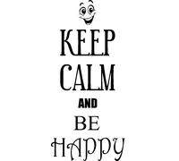 Sticker Keep calm and be happy