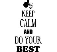 Sticker Keep Calm and Do Your Best
