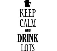 Sticker Keep calm and drink lots