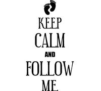Sticker Keep Calm and Follow Me