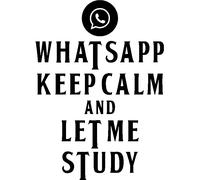 Sticker Keep calm and let me study