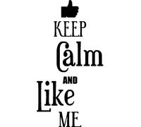 Sticker Keep Calm and Like Me