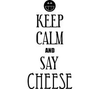 Sticker Keep calm and say cheese