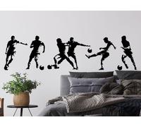 Sticker Kit 6 Joueurs de Football - Nombreuses tailles et couleurs disponibles