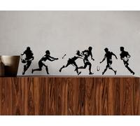 Sticker Kit 6 Joueurs de Rugby - Nombreuses tailles et couleurs disponibles