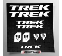 Sticker Kit Compatible With Mountain Bike Chassis And Helmet Stickers For Bikes With Logos ® - Three (Glossy White)
