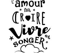 Sticker L’amour fait croire