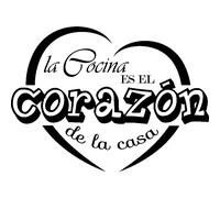 Sticker La cocina es la corazon de la casa