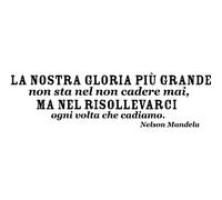 Sticker LA NOSTRA GLORIA - Nelson Mandela