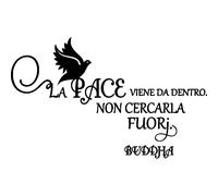 Sticker La PACE viene da dentro - Bubbha - decoration