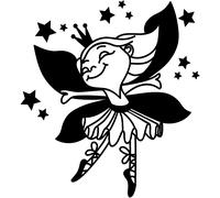 Sticker La petite fée heureuse