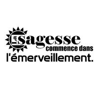 Sticker La sagesse commence dans l'émerveillement