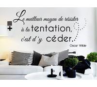 Sticker La Tentation Oscar Wilde - Nombreuses tailles et couleurs disponibles