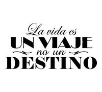 Sticker La vida es un viaje design