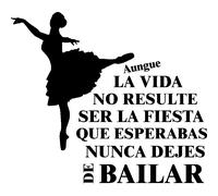 Sticker La vida no resulte ser la fiesta