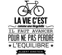 Sticker La vie c’est comme une bicyclette - Albert Einstein