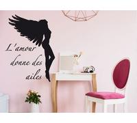Sticker L'amour donne des ailes - Nombreuses tailles et couleurs disponibles