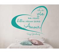 Sticker L'Amour Serge Gainsbourg - Nombreuses tailles et couleurs disponibles