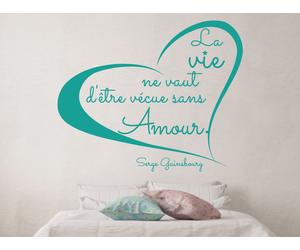 Sticker L'Amour Serge Gainsbourg - Nombreuses tailles et couleurs disponibles