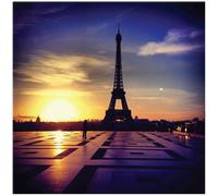Sticker lave vaisselle Tour Eiffel au coucher du soleil