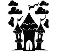 Sticker Le château de contes de fées