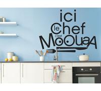 Sticker Le Chef c'est Mooua! - Nombreuses tailles et couleurs disponibles
