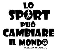 Sticker Le sport puo CAMBIARE - Nelson Mandela