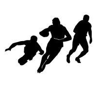Sticker Les 3 joueurs de basket