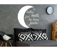 Sticker Les belles nuits font les beaux jours - Nombreuses tailles et couleurs disponibles