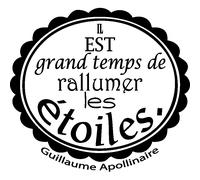 Sticker Les étoiles - Guillaume Apollinaire